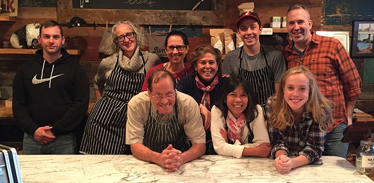 Staff at Bimi's Cheese Shop