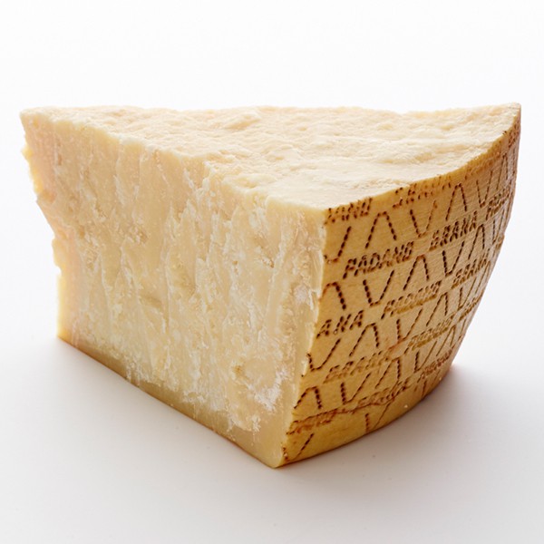 A block of Grana Padano.