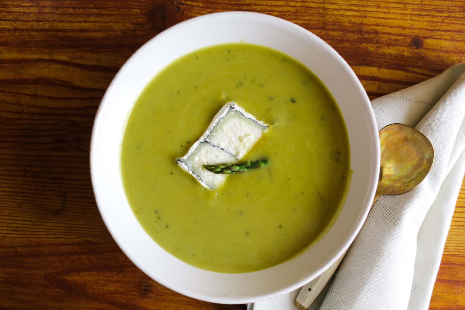 Humboldt Fog Asparagus Soup
