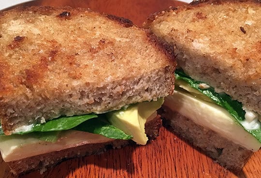 avocado grilled cheese