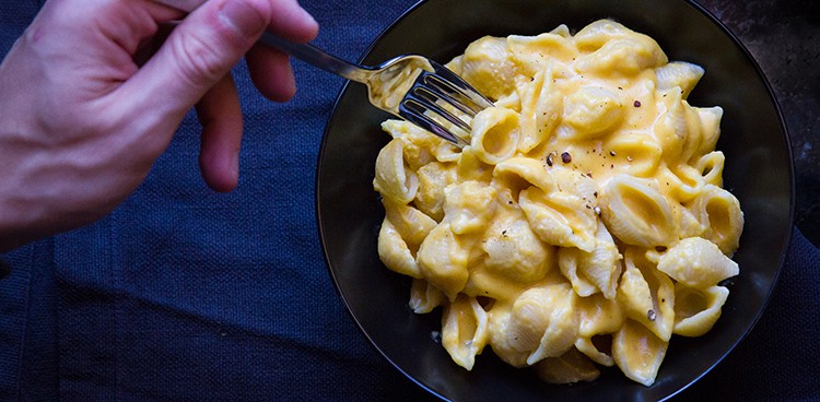 Pumpkin Chèvre Macaroni and Cheese