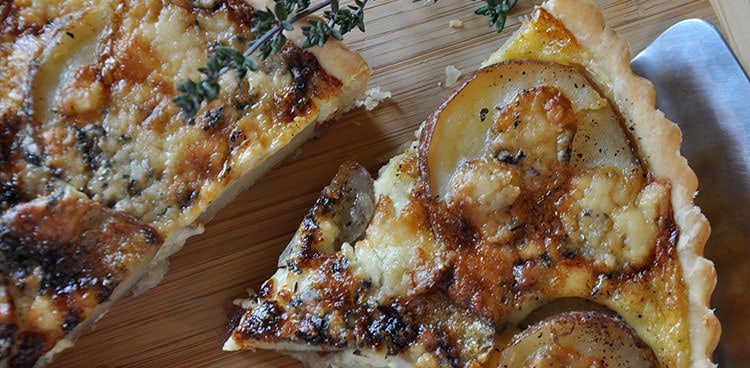 cheese and potato tart