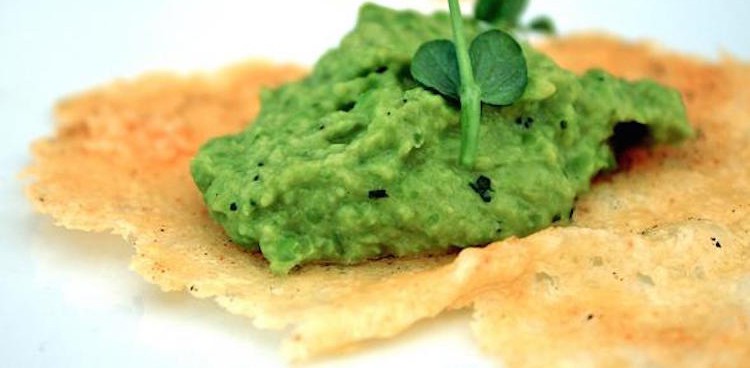 Point Reyes Toma Frico with Spring Pea Puree